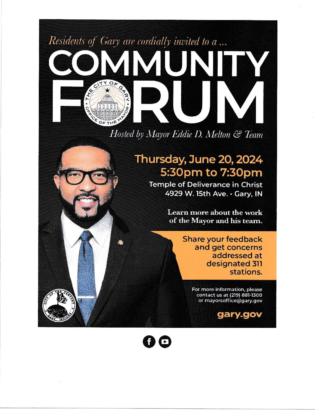 Gary Community Forum 2024